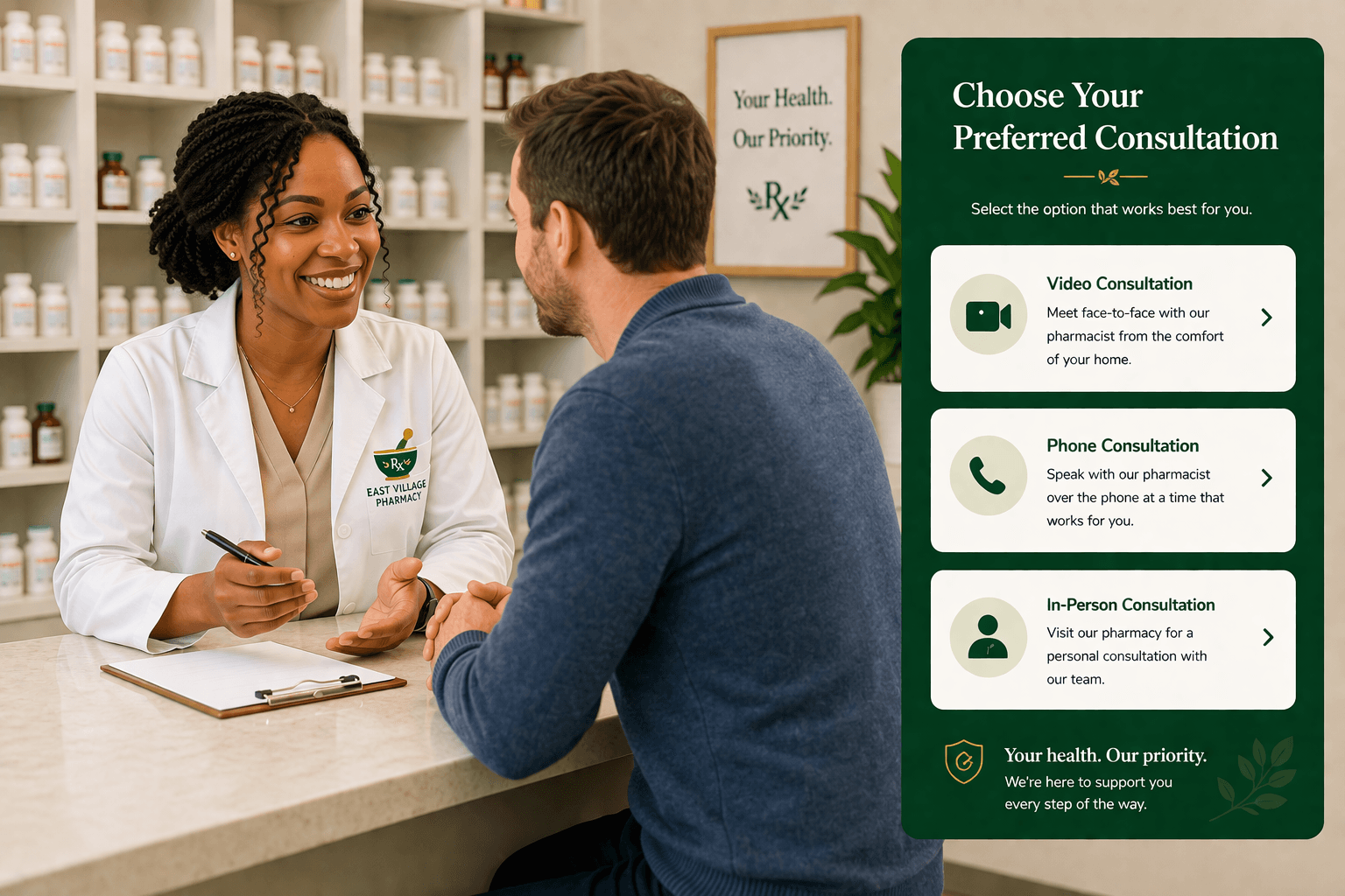 Consultation visual